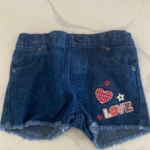 Girls 4th of July Shorts